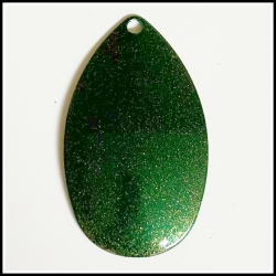 Illini Blade: Powder Paint Candy Green .025 inch Thick